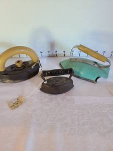 lot 1345 image: Childs irons