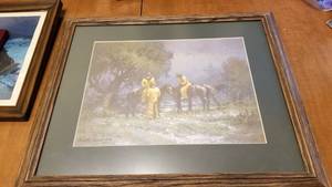 lot 1514 image: Robert Summers Long Days Night signed print numbered 444 of 1000 with certificate of authenticity 15 x 18