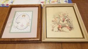 lot 1538 image: Sandi Gore Evans framed signed & numbered  and other framed art.( approx 12 x 9