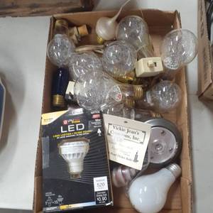 lot 3025 image: Light bulbs and more