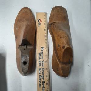 lot 3053 image: (2) Shoe forms