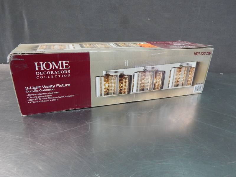  Home  Decorators  Collection  3 Light Vanity  Fixture  Comotti 