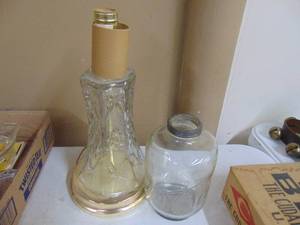 lot 1771 image: Coffee Grinder Jar - Lamp Base and More