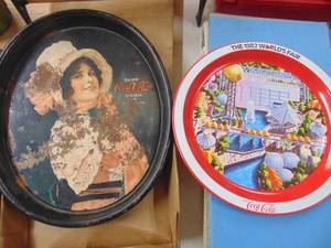 lot 1776 image: Pair of Coca-Cola Reproduction Trays
