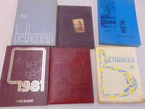 lot 1834 image: Assorted BEthanian Class Books  Mid 50s