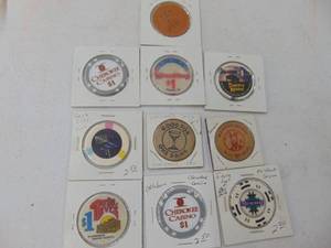 lot 1870 image: Casino Tokens