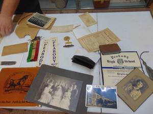 lot 1937 image: Vintage Scholstic paper items - and photos - Peabody Kansas