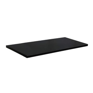 lot 24239 image: Husky - 2-Pack Steel Shelf Set in Black (47 in. W x 15 in. D) for Ready-to-Assemble 48 in. Freestanding Garage Cabinet - Retail $89.99