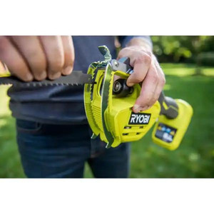 lot 24242 image: RYOBI ONE 18V Electric Cordless Pruning Reciprocating Saw (Tool Only) - Retail $104.00