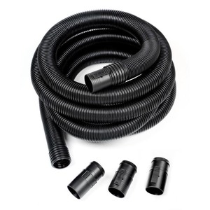 lot 24270 image: RIDGID - 2-12 in. x 20 ft. Dual-Flex Tug-A-Long Locking Vacuum Hose for WetDry Shop Vacuums - Retail $29.99