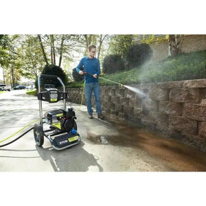 lot 24284 image: RYOBI - 3200 PSI 2.3 GPM Cold Water 196cc Kohler Gas Pressure Washer - Retail $379.00