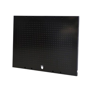 lot 24293 image: Husky - 2-Pack Steel Pegboard Set in Black (36 in. W x 26 in. H) for Ready-to-Assemble Steel Garage Storage System - Retail $59.99