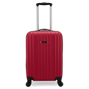lot 24300 image: Elite Luggage Fullerton Hardside Carry-On Spinner Luggage, Red - Retail $69.99