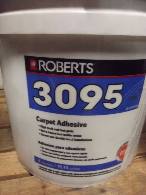 3095 4 Gal. Latex Based Solvent Free Carpet Adhesive