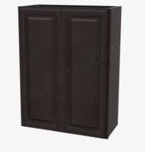 lot 3992 image: Lot (4) KE-W2736B Double Door Wall Cabinet  Forevermark K-Espresso