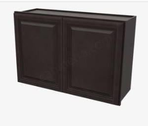 lot 3993 image: Lot (5) - KE-W3624B Double Door Wall Cabinet  Forevermark K-Espresso