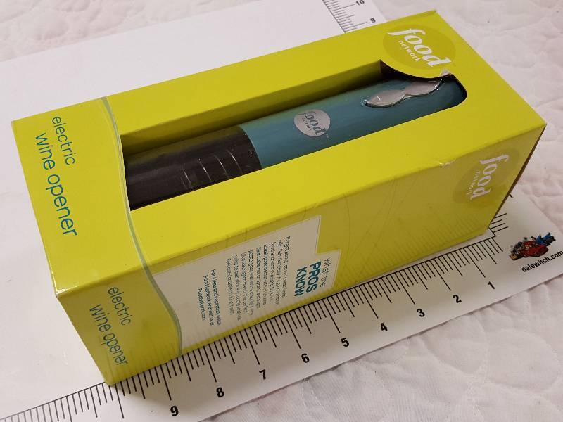 lot 1130 image: As seen on TV is this Food Network new in the box Electric Wine Opener.  Holidays are coming