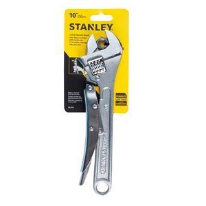 lot 24314 image: STANLEY 85-610W - 10 Locking Adjustable Wrench -Retail $26.98