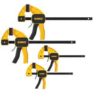lot 24317 image: DEWALT TRIGGER CLAMP 4 PACK Retail $34.99