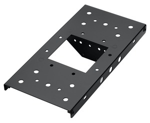 lot 24346 image: Architectural Mailboxes 3-Way 4 x 4 Adapter Plate, Black Retail $35.99