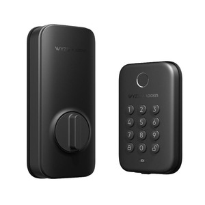 lot 24378 image: WYZE Smart Lock, Fingerprint Keyless Entry, Bluetooth Deadbolt Replacement, In-App Monitoring and Scheduled Access Retail $79.99
