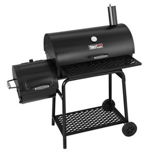 lot 24380 image: Royal Gourmet 30 CC1830F Charcoal Grill with Offset Smoker Retail $121.99