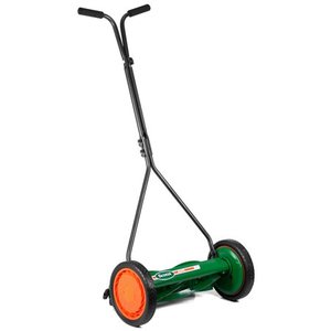 lot 24385 image: Scott s Reel Lawn Mower 16 in. Manual Walk Behind Push Rust Resist Deck 415-16S