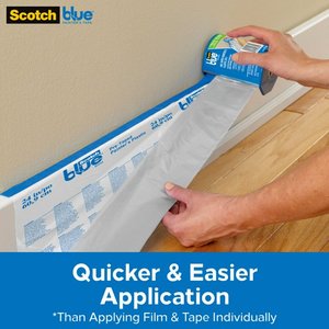 lot 24309 image: 3M ScotchBlue Multi Surface Painters Tape  Plastic Film with Dispenser Retail $9.99