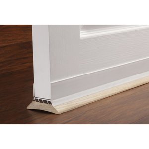 lot 24391 image: M-D Building Products 3167970 Under Door Sweeps Seal - White - 36 in. -Retail $14.62
