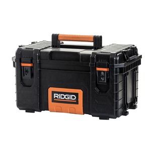 lot 24396 image: Ridgid 222570 22 in. pro tool box, black -Retail $34.97
