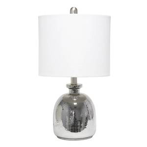lot 50923 image: Elegant Designs Silvery Glass Table Lamp