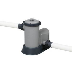 lot 50948 image: Flowclear Bestway Filter Pump 1500 gal 14 in. H X 13 in. W X 18 in. L - Total Qty 1