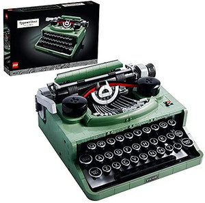 lot 50968 image: LEGO Ideas Typewriter 21327 Building Kit Great Gift Idea for Writers (2,079 Pieces) - retails for $200