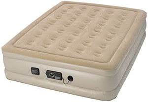 lot 51461 image: Serta Raised Air Mattress with Never Flat Pump, Retail Price $174