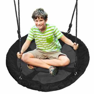 lot 51918 image: SereneLife SLSWNG100 - Flying Fun Toy Swing - IndoorOutdoor Hanging Rope Swinging Seat Spinner