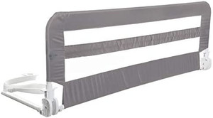 lot 52322 image: Little Chicks Sydney Folding Bed Rail Guard with Secure Safety Anchors for Flat and Slat Beds, Model CK027, 43.25 x 18 (Pack of 1)