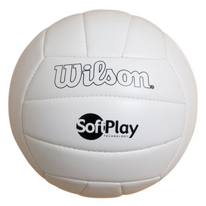 lot 52357 image: Wilson Soft Play Outdoor Volleyball, Official Size, White