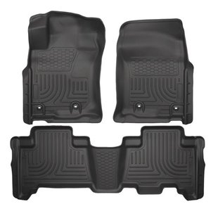 lot 52365 image: Husky Liners Front & 2nd Seat Floor Liners Fits 13-20 Toyota 4Runner14-19 Lexus GX460