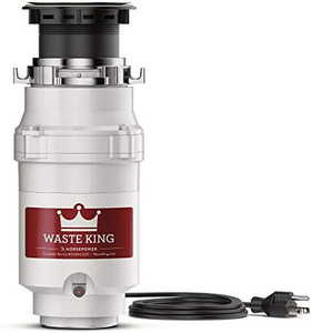 lot 52882 image: Waste King L-1001 Garbage Disposal with Power Cord, 12 HP