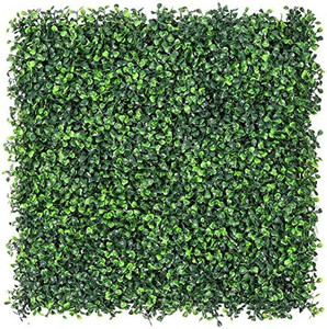 lot 52908 image: Sunnyglade 12 Pieces 20x 20 Artificial Boxwood Panels Topiary Hedge Plant, Privacy Hedge Screen Sun Protected Suitable for Outdoor, Indoor, Garden, Fence, Backyard and Decor (12PCS)