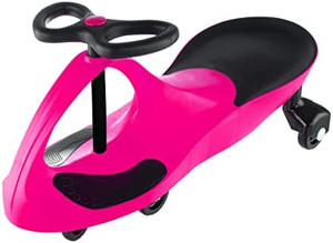 lot 52915 image: Wiggle Car Ride On Toy �� No Batteries, Gears or Pedals �� Twist, Swivel, Go �� Outdoor Ride Ons for Kids 3 Years and Up by Lil�� Rider (Hot Pink)