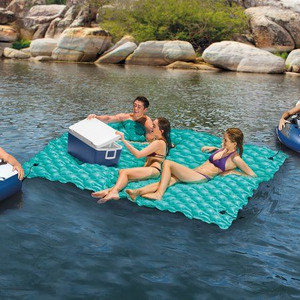 lot 52918 image: intex giant inflatable floating mat