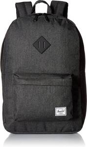 lot 53218 image: Herschel Heritage Backpack, Black CrosshatchBlack Rubber
