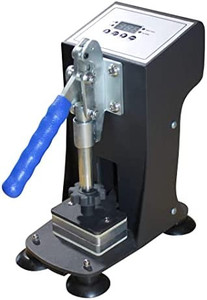 lot 55698 image: Mini Dual Press Heat Press Machine,Press Hand Crank Dual Heat Element Plate 2x3 600W Oil Extracter Presser Colofonia Presser. $125.00