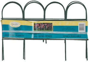 lot 55738 image: long green fence pack of 10. stock photo is different from actual product