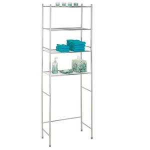 lot 64995 image: Honey Can Do 4-Tier Over-The-Toilet Shelving Unit