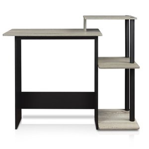 lot 65000 image: Furinno 11192 Efficient Home Laptop Notebook Computer Desk, French OakBlack