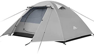 lot 557200 image: grey tent with mesh. stock photo is different from actual product