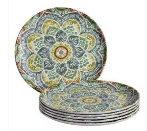 lot 9826 image: Stylewell Medallion Salad Plate Set
