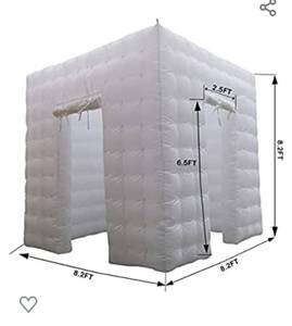 lot 9840 image: Portable Inflatable Photo Booth - retails $380
